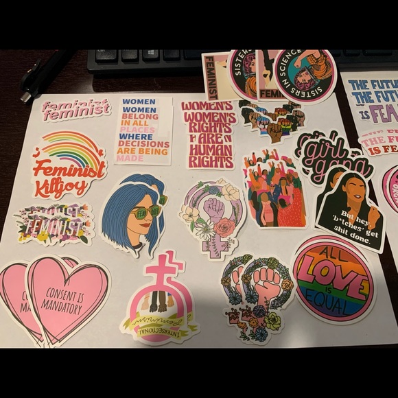 Sticker lot empowering women - Picture 2 of 2